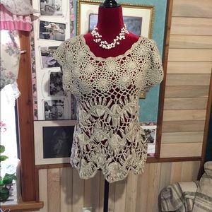 Fever hand crochet top